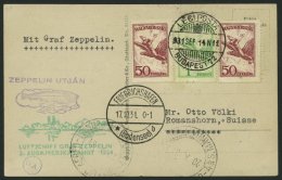 ZULEITUNGSPOST 133 BRIEF, Ungarn: 1931, 3. Südamerikafahrt, Prachtkarte - Zeppelins