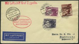 ZULEITUNGSPOST 132 BRIEF, Österreich: 1931, Fahrt Nach Meiningen, Aufgabestempel SALZBURG, Prachtbrief - Zeppelins