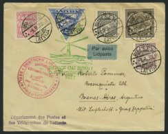 ZULEITUNGSPOST 177B BRIEF, Lettland: 1932, 6. Südamerikafahrt, Anschlußflug Ab Berlin, Brief Feinst - Zeppelines