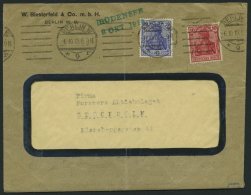 ZEPPELINPOST 19K BRIEF, 1919, Luftschiff Bodensee - Sonderfahrt Nach Stockholm, Sonderfahrt Berlin/Staaken-Stockholm Am - Poste Aérienne & Zeppelin