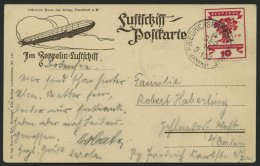 ZEPPELINPOST 19C BRIEF, 1919, Luftschiff Bodensee, Poststempel Friedrichshafen, Prachtkarte, Gepr. Sieger - Zeppelines