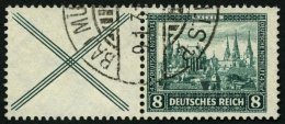 ZUSAMMENDRUCKE W 37 O, 1930, Nothilfe X + 8, Pracht, Mi. 150.- - Se-Tenant
