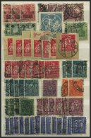 LOTS O,BrfStk , 1919-23, Sauber Gesteckte Dublettenpartie Inflation Von über 360 Meist Kleineren Werten Im Einsteck - Usados