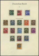 SAMMLUNGEN O,BrfStk,Brief , Interessante Gestempelte Sammlung Dt. Reich Von 1933-45 Im Lindner Falzlosalbum Mit Vielen G - Used Stamps