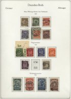 SAMMLUNGEN, LOTS O,BrfStk, BRIEF, Schöne Gestempelte Sammlung Dt. Reich Von 1923-32 Auf KA-BE-Falzlosseiten, Bis Au - Usados