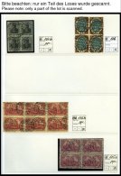 SAMMLUNGEN O,BrfStk,Brief , 1916-22, Saubere Sammlung Inflation, Spezialisiert Mit Platten- Und Walzendrucken, Waagerech - Used Stamps