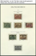 SAMMLUNGEN O, Gestempelte Sammlung Inflation Von 1919-23 Mit Vielen Guten Mittleren Ausgaben Auf Leuchtturm Falzlosseite - Used Stamps