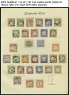 SAMMLUNGEN O,* , Alter, Fast Nur Gestempelter Sammlungsteil Dt. Reich Von 1872-1920 Mit Vielen Guten Werten, Etwas Unter - Oblitérés