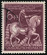 Dt. Reich 907I O, 1945, 6 Pf. Oldenburg Mit Abart Zweites U In Gauhauptstadt Unten Offen, Feinst, Mi. 100.- - Used Stamps