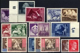 Dt. Reich 811-27 **, 1942, Kompletter Jahrgang, Pracht, Mi. 76.60 - Used Stamps