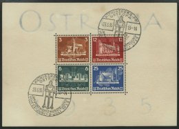 Dt. Reich Bl. 3 O, 1935, Block OSTROPA, Ersttags-Sonderstempel, Pracht, Mi. 1100.- - Used Stamps