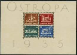 Dt. Reich Bl. 3 (*), 1935, Block OSTROPA, Ohne Gummi, Feinst (leichte Randmängel), Mi. 1100.- - Usati