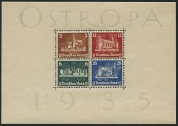 Dt. Reich Bl. 3 (*), 1935, Block OSTROPA, Ohne Gummi, Pracht, Mi. 1100.- - Other & Unclassified