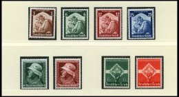Dt. Reich 565-602 **, 1935, Kompletter Jahrgang Ohne Block Auf Lindner Falzlosseiten, Pracht, Mi. 678.- - Used Stamps