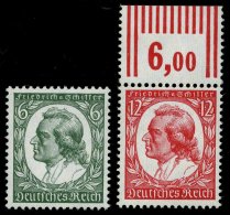 Dt. Reich 554/5 **, 1934, Schiller, Pracht, Mi. 100.- - Oblitérés