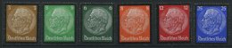 Dt. Reich 548-53 **, 1934, Hindenburg-Trauer, Prachtsatz, Mi. 140.- - Used Stamps