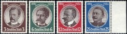 Dt. Reich 540-43 **, 1934, Kolonialforscher, üblich Gezähnter Prachtsatz, Mi. 190.- - Used Stamps