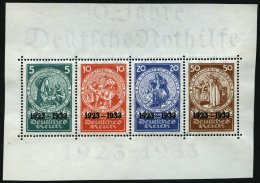Dt. Reich 508-11 **, 1933, Herzstück Nothilfeblock, Pracht, Mi. (1200.-) - Used Stamps