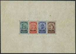 Dt. Reich Bl. 2 *, 1933, Block Nothilfe, Originalgröße, Brauner Punkt Im Rand, Feinst, Mi. 1500.- - Used Stamps