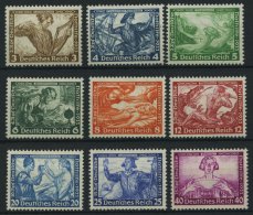 Dt. Reich 499-507 *, 1933, Wagner, Falzrest, Prachtsatz, Mi. 300.- - Used Stamps