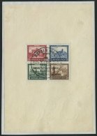 Dt. Reich Bl. 1 BrfStk, 1930, Block IPOSTA Auf Briefstück, Sonderstempel, Perforation Angetrennt, Einriß Im R - Used Stamps