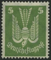 Dt. Reich 344Y *, 1924, 5 Pf. Holztaube, Wz. Liegend, Falzrest, Pracht, Mi. 120.- - Oblitérés