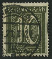 Dt. Reich 159b O, 1921, 10 Pf. Schwarzoliv, Normale Zähnung, Pracht, Gepr. Weinbuch, Mi. 350.- - Altri & Non Classificati