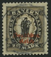 Dt. Reich 133II O, 1921, 21/2 M. Steindruck, Pracht, Gepr. Dr. Oechsner, Mi. 120.- - Otros & Sin Clasificación