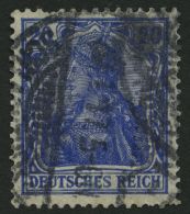 Dt. Reich 87IIb O, 1915, 20 Pf. Violettultramarin Kriegsdruck, Feinst (kleiner Zahnfehler), Gepr. Jäschke-L., Mi. 1 - Altri & Non Classificati