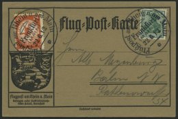 Dt. Reich VI BRIEF, 1912, 20 Pf. E.EL.P. Mit Sonderstempel Frankfurt 22.6.12, Prachtkarte, Mi. 2200.- - Oblitérés