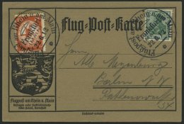 Dt. Reich VI BRIEF, 1912, 20 Pf. E.EL.P. Mit Sonderstempel Frankfurt 22.6.12, Prachtkarte, Mi. 2200.- - Usati