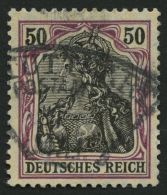 Dt. Reich 91Iy O, 1912, 50 Pf. Auf Orangeweiß Friedensdruck, Pracht, Gepr. Zenker, Mi. 100.- - Autres & Non Classés