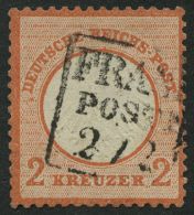 Dt. Reich 8 O, 1872, 2 Kr. Rötlichorange, Pracht, Fotobefund BP Basel, Mi. 400.- - Other & Unclassified