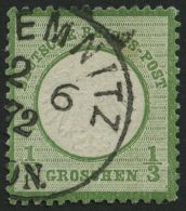 Dt. Reich 2b O, 1872, 1/3 Gr. Dunkelsmaragdgrün, Pracht, Gepr. Sommer Mi. 170.- - Otros & Sin Clasificación