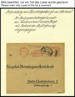 BAHNPOST Freistempelbriefe-Bahnpost, 1936-1917, 9 Verschiedene Belege, Feinst - Franking Machines (EMA)