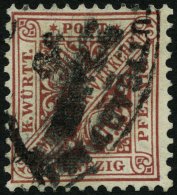 WÜRTTEMBERG 211 O, 1890, 50 Pf. Lebhaftbraunrot, Pracht, Gepr. Thoma, Mi. 2200.- - Autres & Non Classés