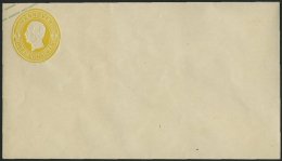 HANNOVER U 7IIND BRIEF, 1857, 3 Gr. König Georg V, Neudruck, Wertstempel Links, Lange Gummierung, Überdruck Oh - Hanovre