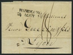HAMBURG 1808, HAMBOURG. 4., L2 Auf Brief Nach Lyon, Pracht - Sonstige & Ohne Zuordnung