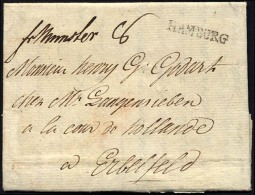 HAMBURG VORPHILA 1795, HAMBURG, L1 Auf Brief Nach Elberfeld, Handschriftlich Fr. Münster, Pracht - Altri & Non Classificati