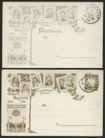 BAYERN PP10C9/11C6 BRIEF, Privatpost: 1806-1906, 2 Und 3 Pf. Wappen Centenar-Feier, Bayrische Jubiläums-Ausstellung - Altri & Non Classificati