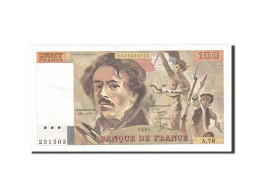 Billet, France, 100 Francs, 1978, 1984, TTB+, Fayette:69.8a, KM:154b - 100 F 1978-1995 ''Delacroix''