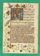 Ratsbücherei Lüneburg Berufung Der Apostel Petrus & Andreas 2 Scans Enluminure Miniatur Wevelkoven-Missale Um 1400 - Lüneburg