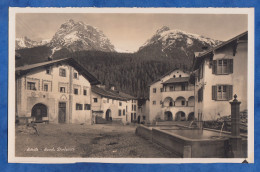 CPSM -  SCHULS - SCUOL - Dorfplatz - Scuol