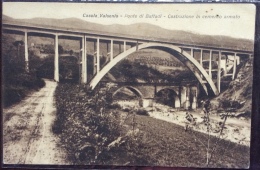 CASOLA VALSENIO PONTE DI BAFFADI  COSTRUZIONE IN CEMENTO ARMATO  ED. LORENZO MASCHERINI BPRGO S,LORENZO VIAGGIATA 1930 - Imola