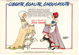 FAIZANT Jacques  Ed Humour Carte N°AC152  - Film Liberté Egalité Choucroute - Révolution  - CPM  10.5x15  Neuve TBE 1985 - Faizant