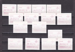 Africa Del Sur Nº D3 - 15 Valores - Frama Labels