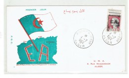 ALGERIE N°355 SURCHARGE E.A. DU ROCHER NOIR - RARE - Brieven En Documenten