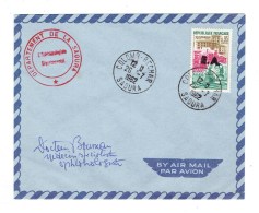 ALGERIE TP FRANCAIS N°1317 SURCHARGE E.A. DE COLOMB-BECHAR - 26-7-1962 - RARE - Lettres & Documents
