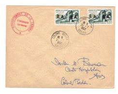 ALGERIE TP FRANCAIS N°1335 SURCHARGE E.A. DE COLOMB-BECHAR - 26-7-1962 - TTB - RARE - Lettres & Documents