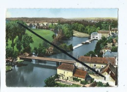 CPM  -  En Avion Au Dessus De....Vaas  (Sarthe ) -  Bords Du Loir , Le Pont Et Le Barrage - Tuffe